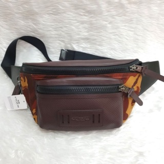 (ผ่อน0%) กระเป๋า คาดอก คาดเอว COACH TERRAIN BELT BAG WITH CAMO PRINT #F76785