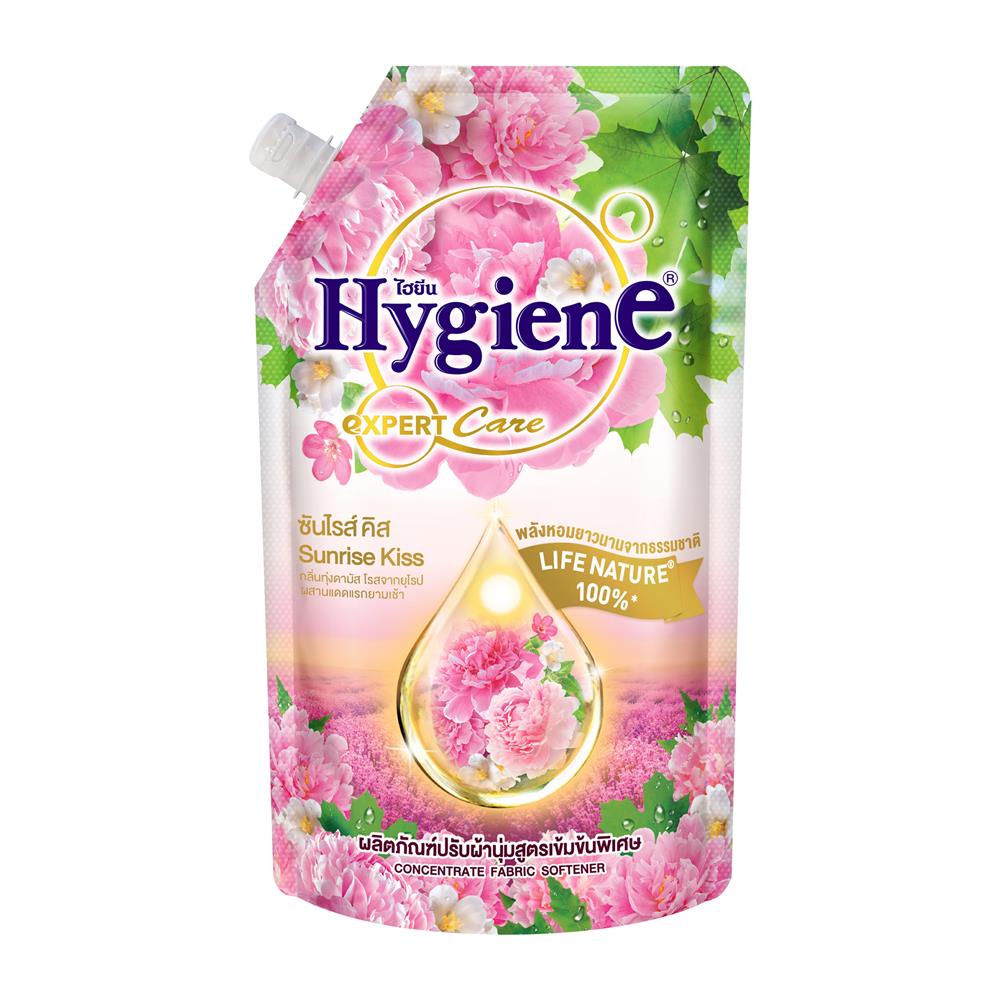 รีฟิล น้ำยาปรับผ้านุ่ม ไฮยีน ซันไรส์คิส 490 มล. FABRIC SOFTENER HYGIENE EXPERT CARE 490 ML SUNRISE K