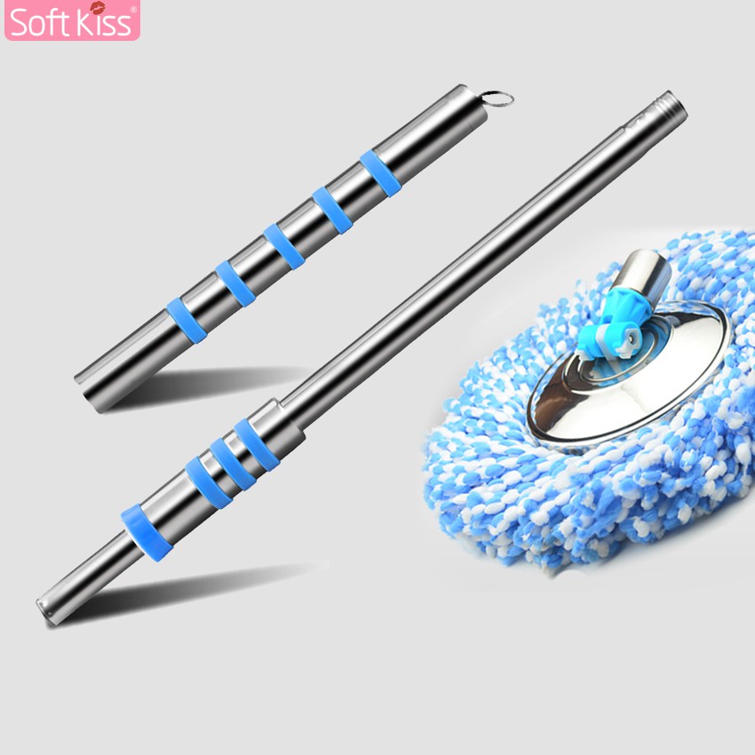 Softkiss ไม้ม็อบ ไม้ถูพื้น ชุดไม้ถูพื้น พร้อมผ้าม็อบไมโครไฟเบอร์