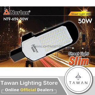 NORTON โคมไฟถนน โคมไฟภายนอก LED 50W Street light LED  แสงขาว