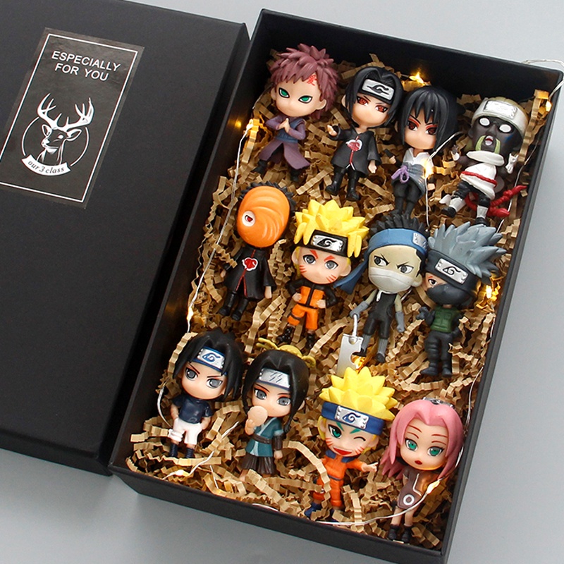 ฟิกเกอร์ Pvc อนิเมะนารูโตะ Sasuke Kakashi Sakura Gaara 6 ชิ้น
