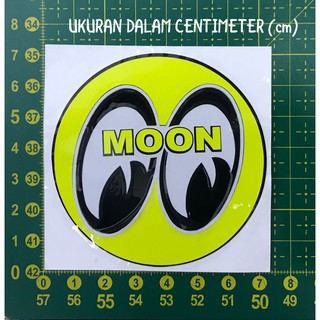 สติกเกอร์ ลาย Stiker Mooneyes สําหรับติดตกแต่ง