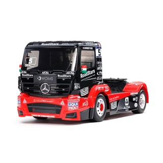 TAMIYA 58683 ชุดประกอบ Tt-01 Type E พร้อมบอดี้ Tankpool24 Mercedes Actros