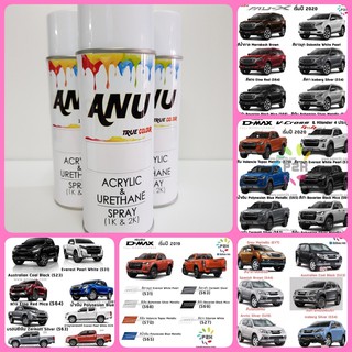 ISUZU สีสเปรย์ ANU Spray ANU -N สีพ่นรถยนต์ เกรด 2K (กี่งเงา) - D-MAX, MU-X (1 กระป๋อง)