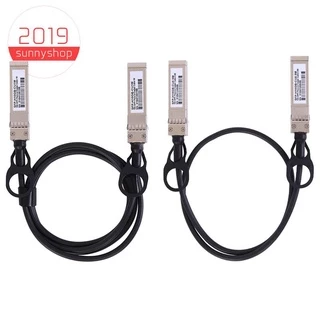 สายเคเบิลทวิเน็กซ์ ทองแดง 10G SFP+ (DAC) 10GBASE SFP สําหรับ SFP-H10GB-CU1M Ubiquiti D-Link(1 เมตร)