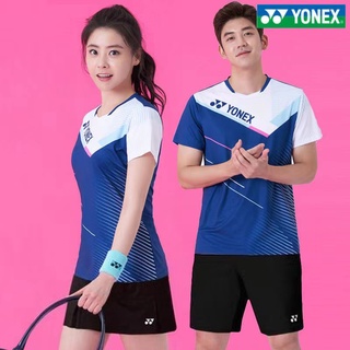 Yonex ใหม่ เสื้อผ้าแบดมินตัน ระบายอากาศ แบบแห้งเร็ว เหมาะกับการเล่นกีฬาปิงปอง สําหรับผู้ชาย และผู้หญิง