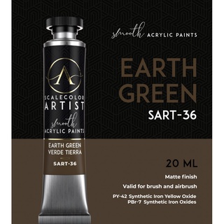 EARTH GREEN สีโมเดลเกรดพรีเมี่ยม Scale 75