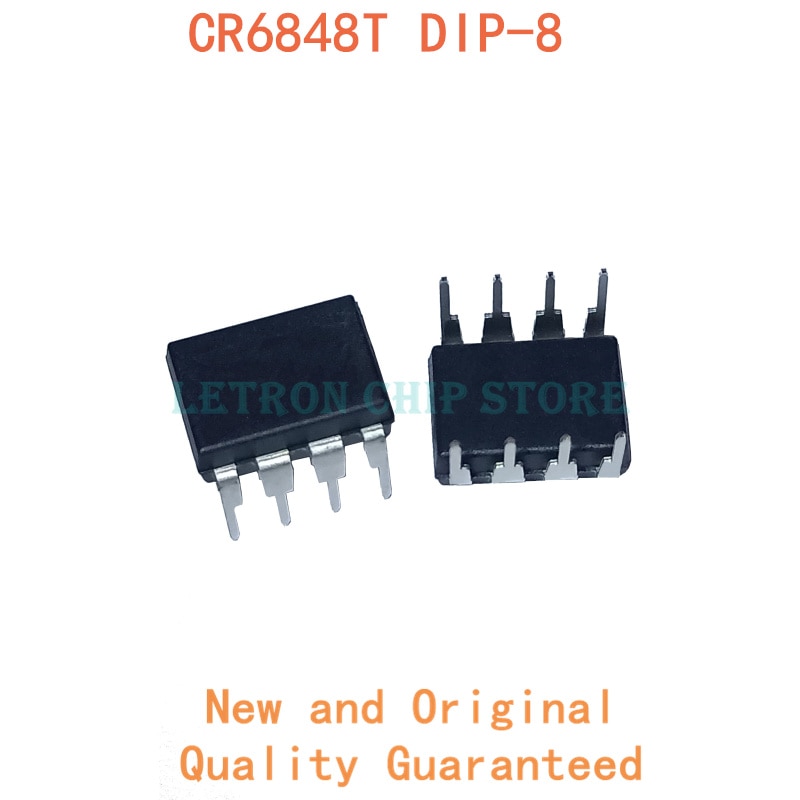10 ชิ้น cr6848t dip8 cr6848 dip-8 dip novo e ชิปเซ็ต ic