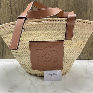 *สอบถามstockก่อนกดสั่ง Loewe basket small medium ตะกร้าสาน โลเอเว่ ของแท้ เล็ก กลาง ไปทะเล แบรนด์เนม ของแท้ กระเป๋าถือ