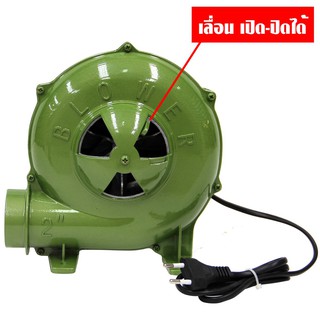 BLOWER พัดลมเป่าลม เป่าเตา พัดลม พัดลม พัดลมเตา พัดลมเตาเป่าลม ขนาด  2"  2.5"  3"  4" นิ้ว สีเขียว