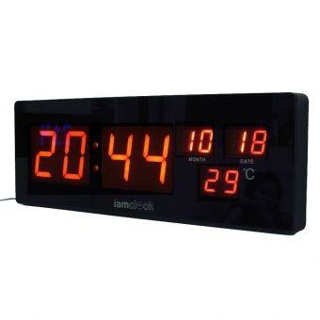 นาฬิกาดิจิตอล Iamclock LED Calendar Wall Clock