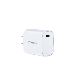 โปรโมชั่น : อะแดปเตอร์หัวชาร์จ Choetech รุ่น USB-C Matt US Wall Charger PD20W Q5004 หัวชาร์จ