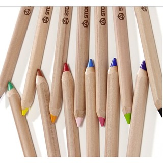 ดินสอสีไม้ แบบสามเหลี่ยม แท่งขายปลีก Stockmar coloured pencils triangular- Single Colour - ชุดที่2