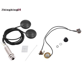 27MM Guitar Pickup Piezo Transducer Amplifier With 6.35MM Jack