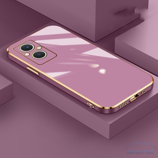 เคสโทรศัพท์มือถือ ซิลิโคนนิ่ม ขอบตรง กันกระแทก หรูหรา สําหรับ OPPO Reno7Z Reno 7Z 5G Reno 7 Pro 5G