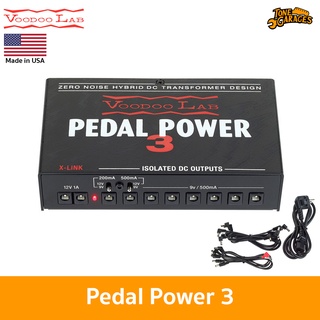 Voodoo Lab Pedal Power 3 Power Supply จ่ายไฟ Pedalboard เอฟเฟค พร้อมสายพ่วง Made in USA