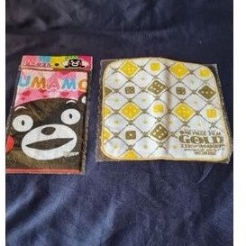 ของใหม่ ผ้าเช็ดหน้า คุมะมง / one peice น่ารัก