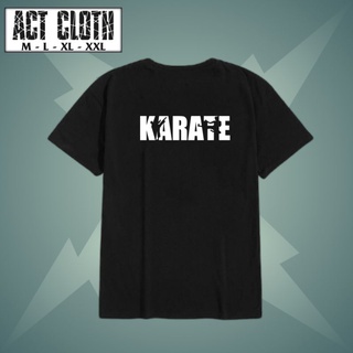 เสื้อยืด พิมพ์ลายศิลปะการต่อสู้ KARATE