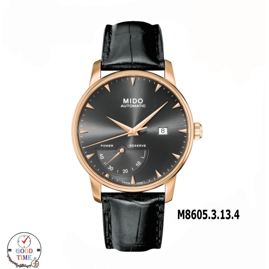Mido Power Reserve Automatic นาฬิกาข้อมือชาย รุ่น M8605.3.13.4