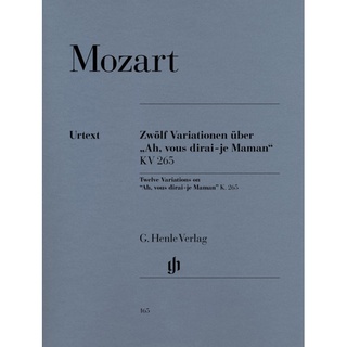 MOZART 12 Variations on "Ah, vous dirai-je Maman" K. 265 (HN165)