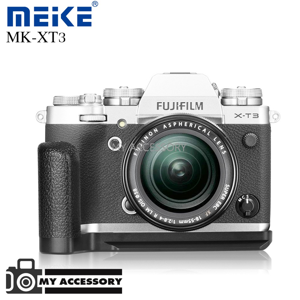 Meike MK-XT3G Metal Hand Grip Holder for Fujifilm X-T3 (L Plate)