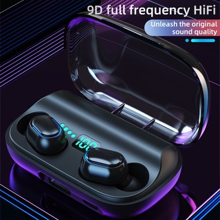 Wireless bluetooth 5.0 headset TWS headset T11 stereo call headset Battery display TWSหูฟังสเตอริโอ T11 รับประกัน 1 ปี