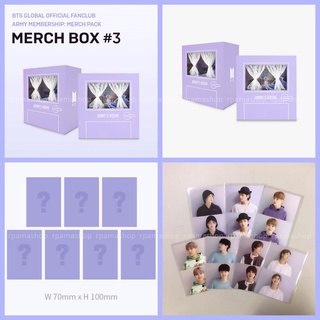 🔸พร้อมส่ง✅ มินิ โฟโต้การ์ด💯 BTS : Merch Box #3