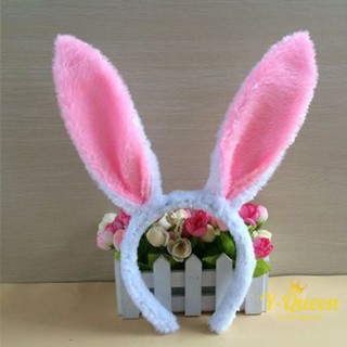 Plush Rabbit Ears Hair Band Cute Lovely Ear Decorations For Christmas Halloween Nightclub