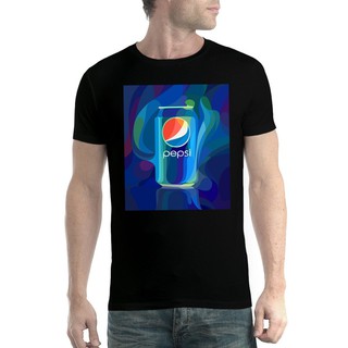 T-shirt  เสื้อยืดคอกลม ผ้าฝ้าย พิมพ์ลาย pepsi สำหรับผู้ชายS-5XL