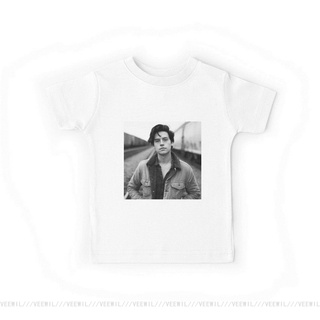 เสื้อยืดลําลอง แขนสั้น พิมพ์ลาย COLE SPROUSE BLACK AND WHITE สไตล์ฮาราจูกุ สําหรับผู้ชาย 784529สามารถปรับแต่งได้