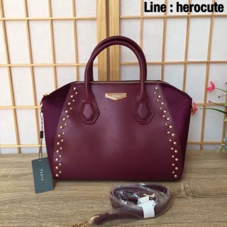 PEDRO EMBELLISHED TOP HANDLE TOTE BAG ของแท้ ราคาถูก