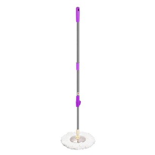 Jumper Kids modern Spin Mop ไม้ถูพื้น พร้อมผ้าไมโครไฟเบอร์ (สีม่วง)