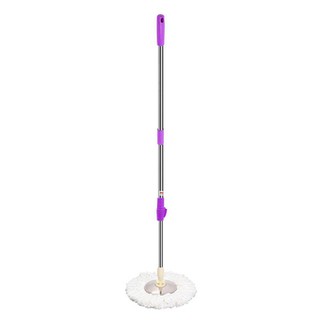 Jumper Kids modern Spin Mop ไม้ถูพื้น พร้อมผ้าไมโครไฟเบอร์ (สีม่วง)