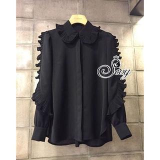 Sevy Bone Long Sleeve Collar Shirt