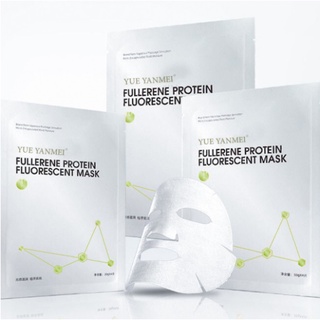 40274 มาส์กหน้า FULLERENE PROTEIN MASK แพ็ค 5 ชิ้น แผ่นมาส์กหน้า มาร์คหน้า มาร์กหน้า แผ่นมาส์ก