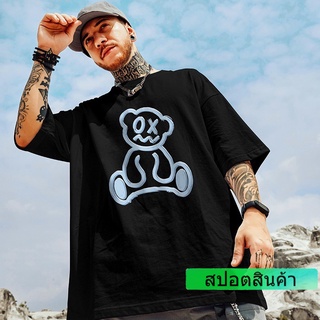 ROUND คอลูกเรือS-7XL Cotton Men T Shirt Ready Stock Oversize Print Tees Mens Clothing Oversized Plus Size Boy Short Sle