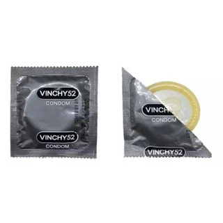 (COD)​ VINCHY​ 52​ MM. SMOOT SURFACE ถุงยางอนามัย​ วินชี่​ ขนาด52มม.ผิวเรียบ​ บรรจุ​ 100 ชิ้น