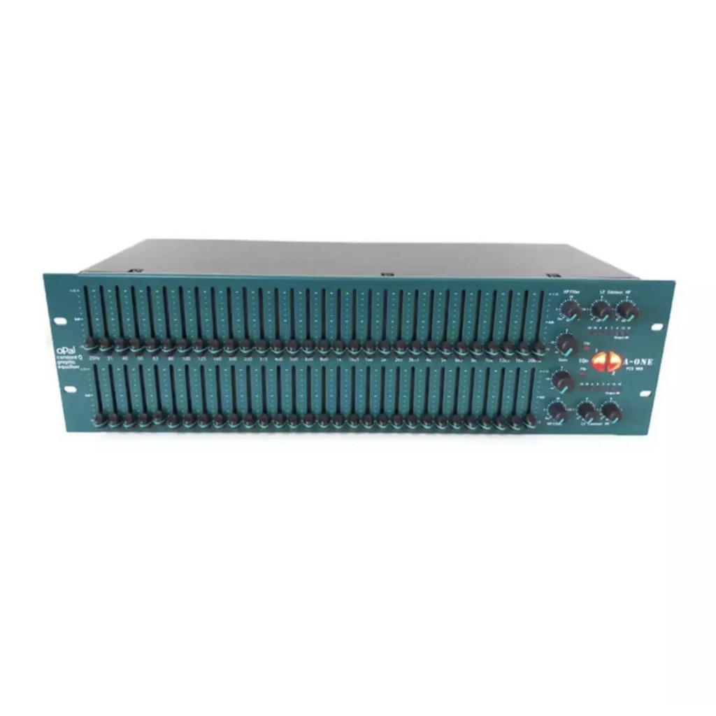 EQอีควอไลเซอร์ 2 X 31 BAND 2 ชั้น สไลด์ยาว 31 Band Graphic Equalizer FCS-966