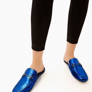 Bershka classic loafer slides