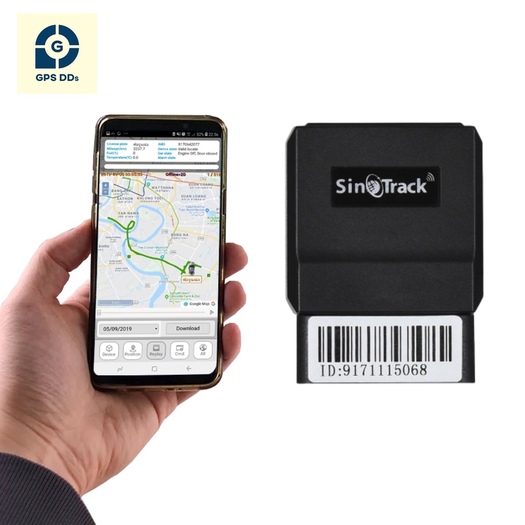 GPSDD ST-902W GPS ติดตามรถ SinoTrack ของแท้ รองรับเครือข่าย 3G ตามตำแหน่งรถ Online ติดตั้งง่ายมาก