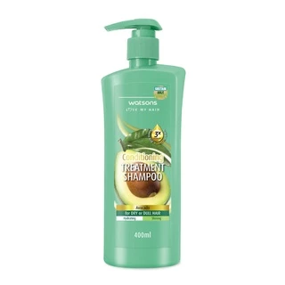 Watsons วัตสัน ทรีทเมนท์ แชมพู อะโวคาโด ฟอร์ ดราย ออร์ ดัล แฮร์ 400มล.