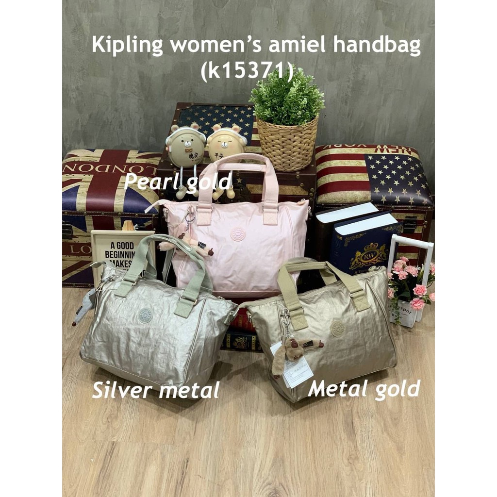 Kipling women’s amiel handbag (k15371) Code:B10D101163 แบรนด์แท้ 100% งาน Outlet