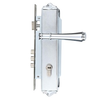 มือจับ MORTISE MUL-T-LOCK 2802 สีเงิน มือจับประตู MORTISE LOCK MUL-T-LOCK 2802 SILVER อุปกรณ์ประตู ประตู หน้าต่าง