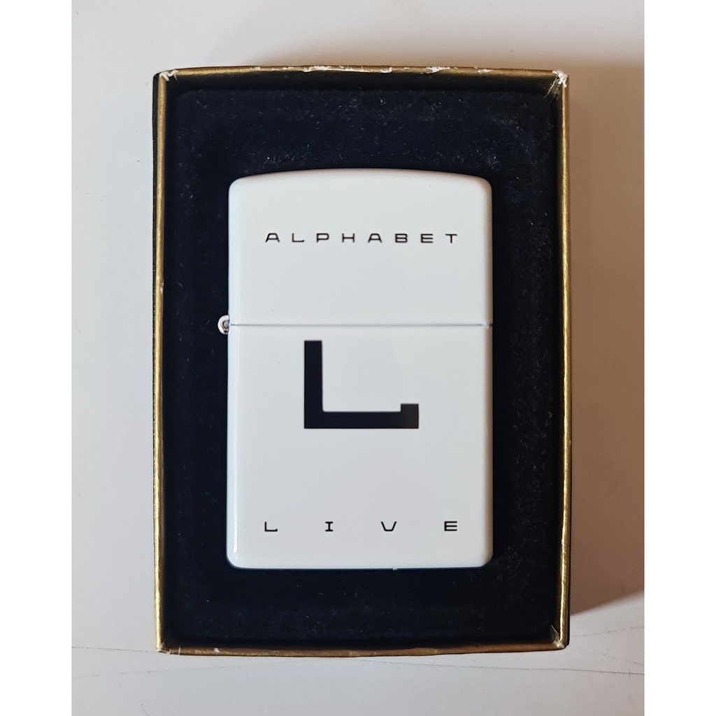 ซิปโป้ Zippo Tobacco Cigarette Alphabet L Live Lighter Japan