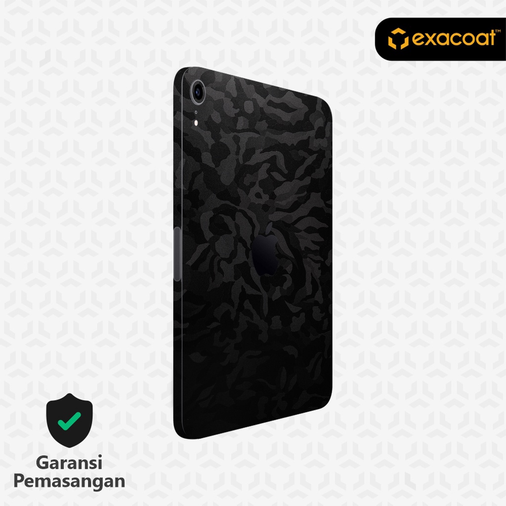 [EXACOAT] iPad Mini 6 / 7 Skins Black Camo