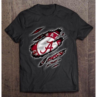 Wanyg เสื้อยืดลําลอง แขนสั้น พิมพ์ลาย Alabama Crimson Tide Football American Football เหมาะกับการเล่นกีฬา ของขวัญวันเกิด