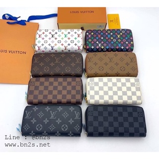 LV ซิปรอบ 2 ซิป  งานพรีเมียม