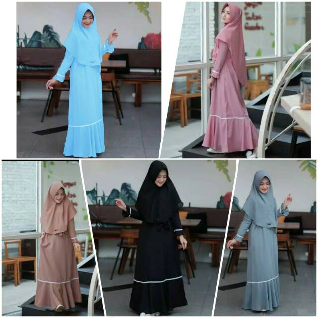 Najibah SYARI / HIJAB GAMIS SET / LATEST SYARI GAMIS
