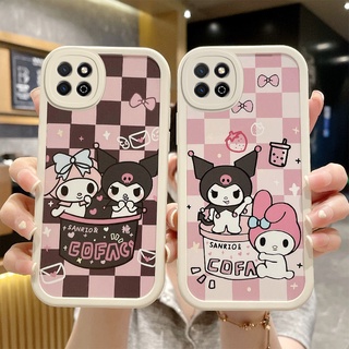 เคสโทรศัพท์มือถือ ลายการ์ตูนคุโรมิน่ารัก 3D สําหรับ OPPO A76 A36 A16 A15 A15s A53 A31 2020 A5 2020 A9 2020 Reno 7z A3s A12e A5s A7 A12 F9 F11