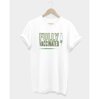 เสื้อยืดลาย ฉันฉีดวัคซีนแล้ว Fully Vaccinated Tshirt